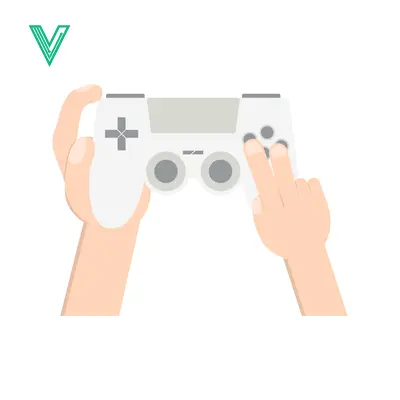 Hands holding a white video game controller playing a game
