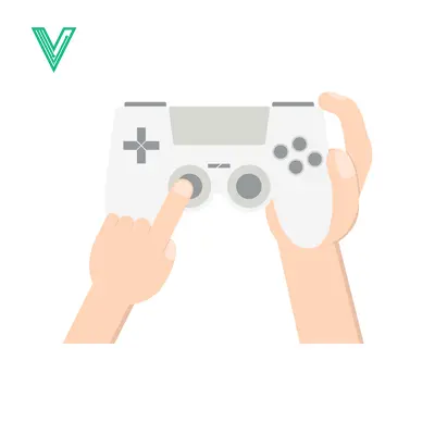 Hands holding a video game controller playing a game