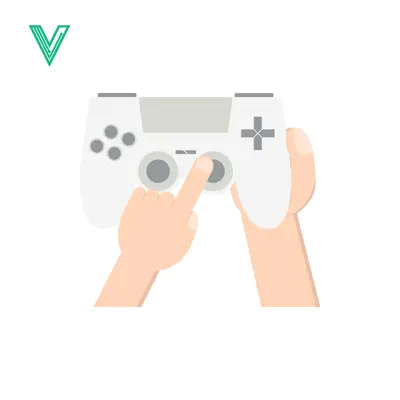 Hands holding a white video game controller playing a game