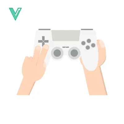 Hands holding a video game controller playing a game