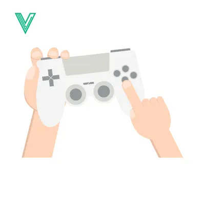 Close-up of a hand holding a white video game controller ready to play