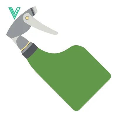 Green Spray Bottle with Trigger Sprayer