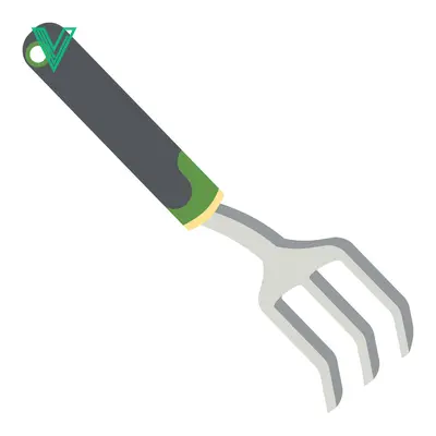 Handheld Garden Rake Tool for Soil Cultivation