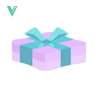 A beautifully wrapped gift box with a teal ribbon and bow isolated on a white background