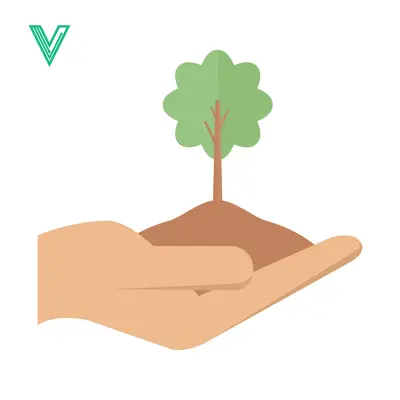 Aset premium populer: Hand Holding Soil with Young Tree Sapling for Planting