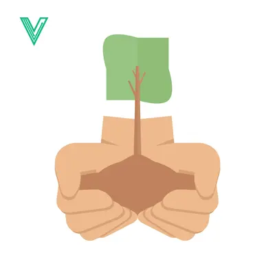 Hands Holding a Young Tree Sapling for Planting