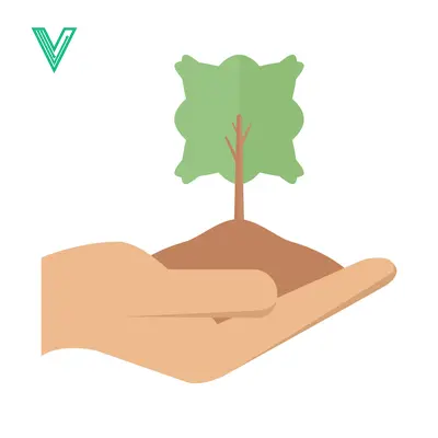 Hand Holding Soil with Young Tree Sapling Growing
