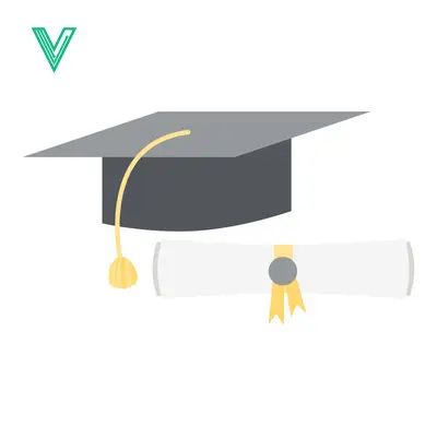 Graduation Cap and Diploma Icon Representing Academic Achievement