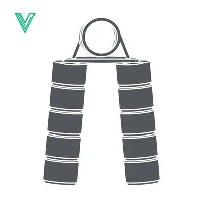 Hand Grip Strengthener Icon for Fitness and Exercise