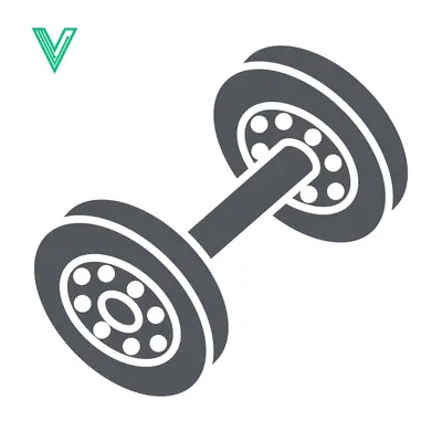 Dumbbell Icon Vector Illustration Fitness Equipment