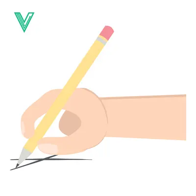 Aset premium populer: Hand Writing With Pencil On Paper