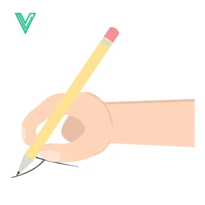 Hand Writing With Pencil On Paper