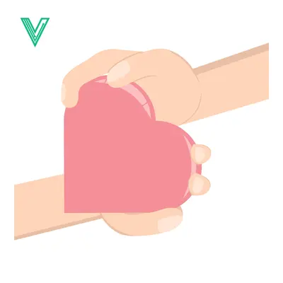 Hands holding a pink heart shape symbolizing love and care