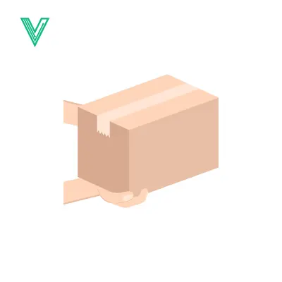 Aset premium populer: Isometric Cardboard Box with Tape and Wrapping