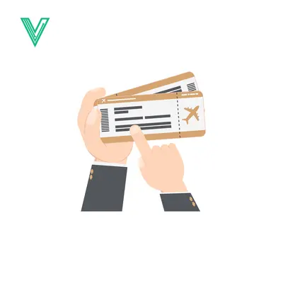 Hands holding airplane tickets for travel