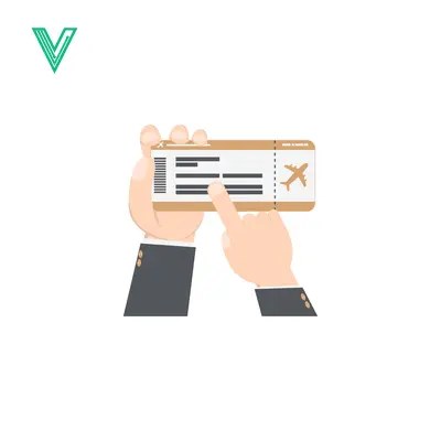 Hand Holding Airplane Ticket for Travel Booking