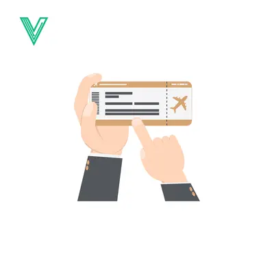 Hand Holding Airplane Ticket for Travel Booking