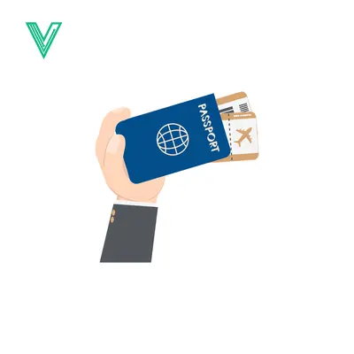 Hand Holding Passport and Boarding Pass for Travel