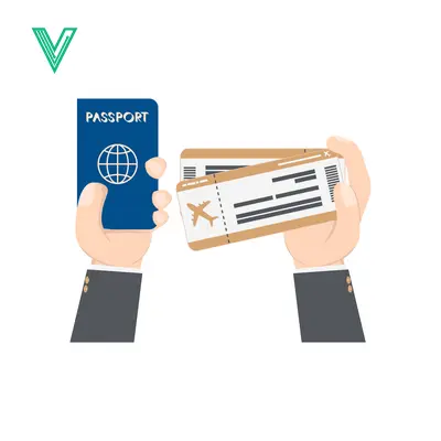 Travel Documents and Tickets Held by Hands