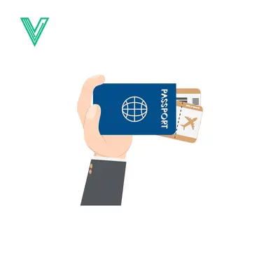 Hand Holding Passport and Airplane Tickets for Travel