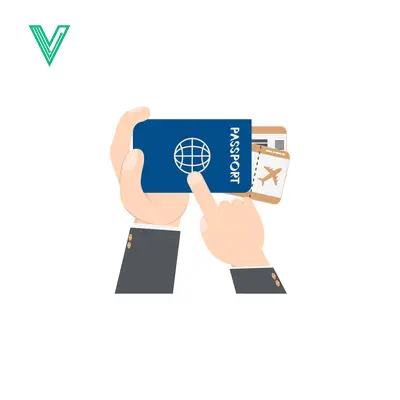 Aset premium populer: Hands Holding Passport and Boarding Pass for Travel