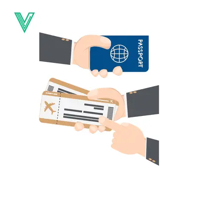 Aset desain premium: Hands holding passport and airplane tickets for travel