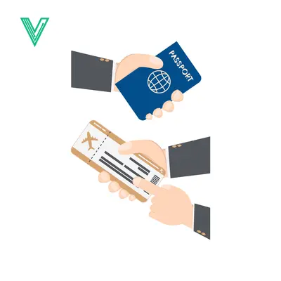 Hands holding passport and boarding pass for travel
