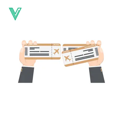 Two Hands Holding Airline Tickets for Travel