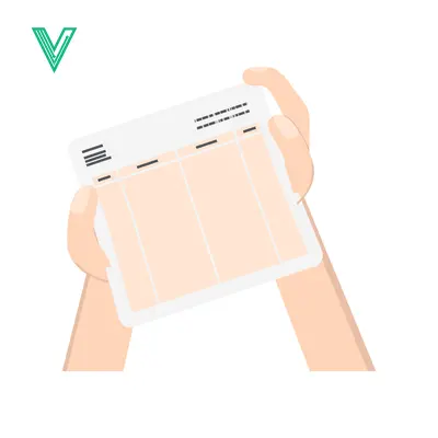 Hands Holding a Document with Financial Data