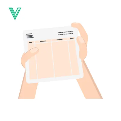 Hands Holding a Document with Text and Lines