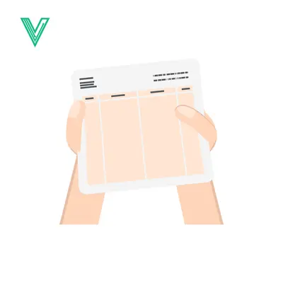 Hands holding a sheet of adhesive bandages
