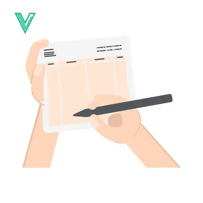 Close-up of Hands Holding Paper and Pen for Writing