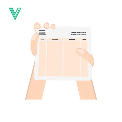 Aset premium populer: Hands Holding a Document with Columns