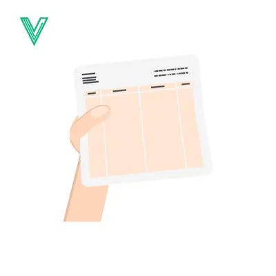 Hand Holding a Digital Tablet Displaying Information