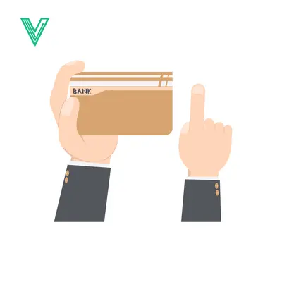 Aset desain premium: Hand Holding Credit Card and Pointing Finger