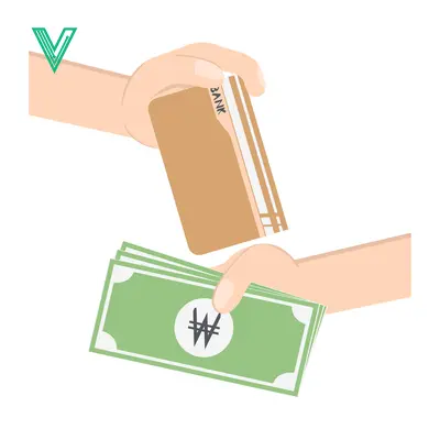 Credit Card Transaction with Korean Won Bills