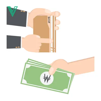 Hand exchanging money for goods