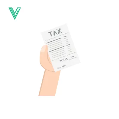 Aset premium populer: Hand Holding Tax Receipt
