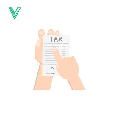 Popular premium asset: Hand holding a tax document with a finger pointing to the details