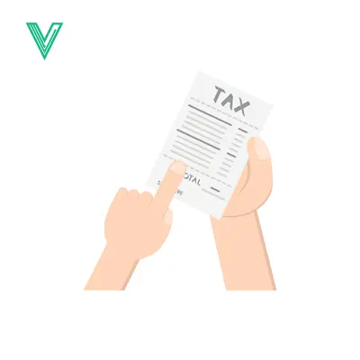 Hand Holding Tax Form Document for Financial Planning