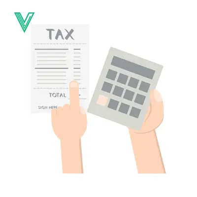 Tax Calculation and Analysis with Calculator and Document