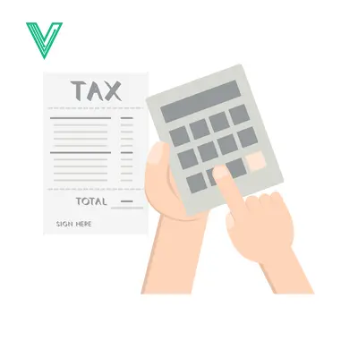 Calculating Tax with Calculator and Document