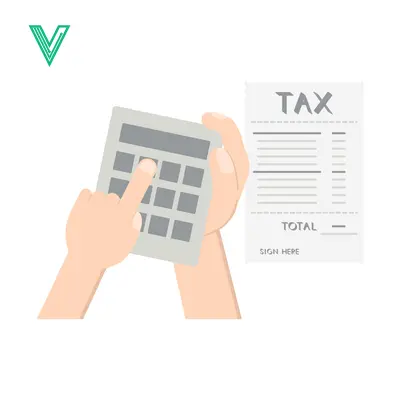 Calculating Taxes with a Calculator and Tax Form