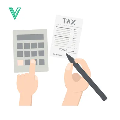 Calculating Taxes with Calculator and Pen