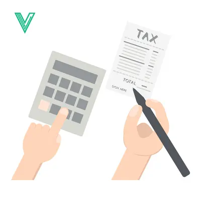 Aset premium populer: Calculating Taxes with Calculator and Pen on Tax Document