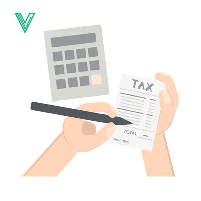 Tax Calculation and Payment Process Illustration