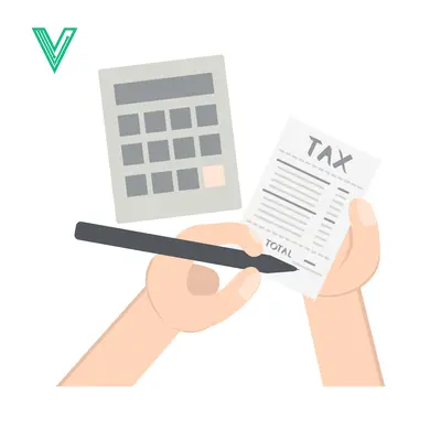 Tax Calculation and Payment Process Illustration