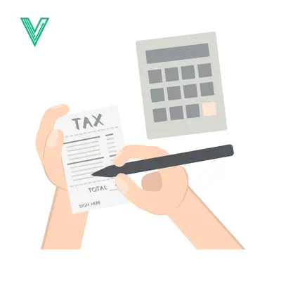 Tax Form Calculation and Filing with Calculator and Pen