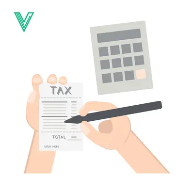 Tax Calculation and Filing with Calculator and Pen