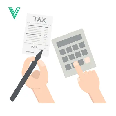 Hands Calculating Taxes with Pen and Calculator